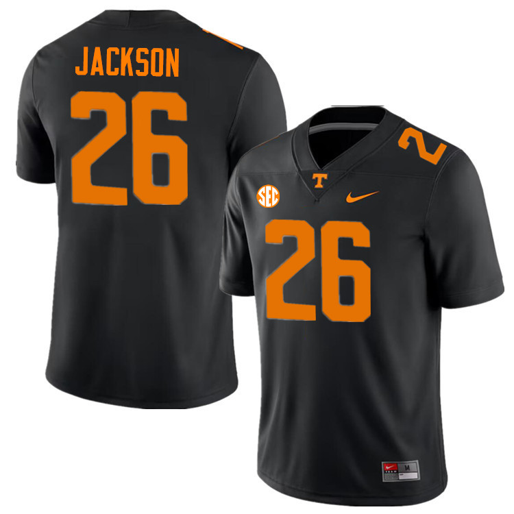 Theo Jackson Tennessee Jersey,Tennessee Volunteers #26 Theo Jackson College Jersey,Uniforms-Black